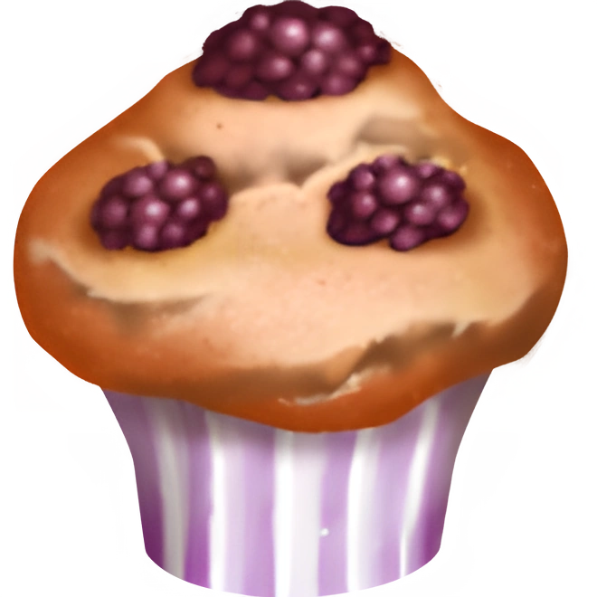 Blackberry Muffin	(x50)